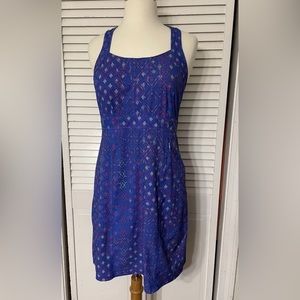 TITLE NINE Wom Sz 6 Nimblene Dress Racerback Athleisure Midi Quick Dry Sports